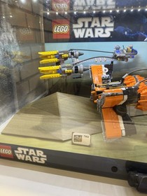 Lego Star Wars, Podracer Showcase, 7962, Very Rare And Unique, Display Case