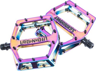 DMR Vault Platform Pedals Oil Slick Alloy Body Concave 9/16'' with Replaceable