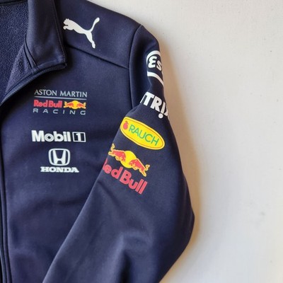 Puma Red Bull Racing Jacket Small Aston Martin F1 Honda Team Full