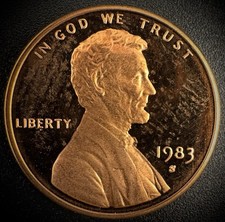 1983-S Lincoln Memorial Cent PROOF Coin Penny