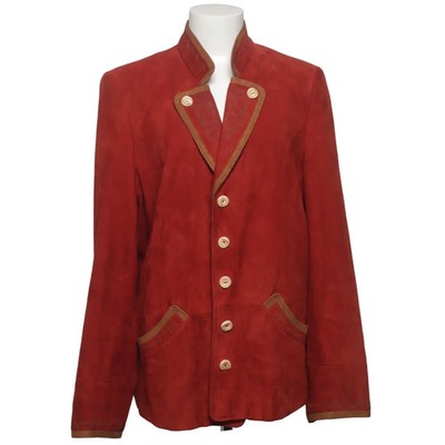 Spieth & Wensky, Lederjacke, Damen, Größe: 46, Rot, Leder/Polyester #7wW