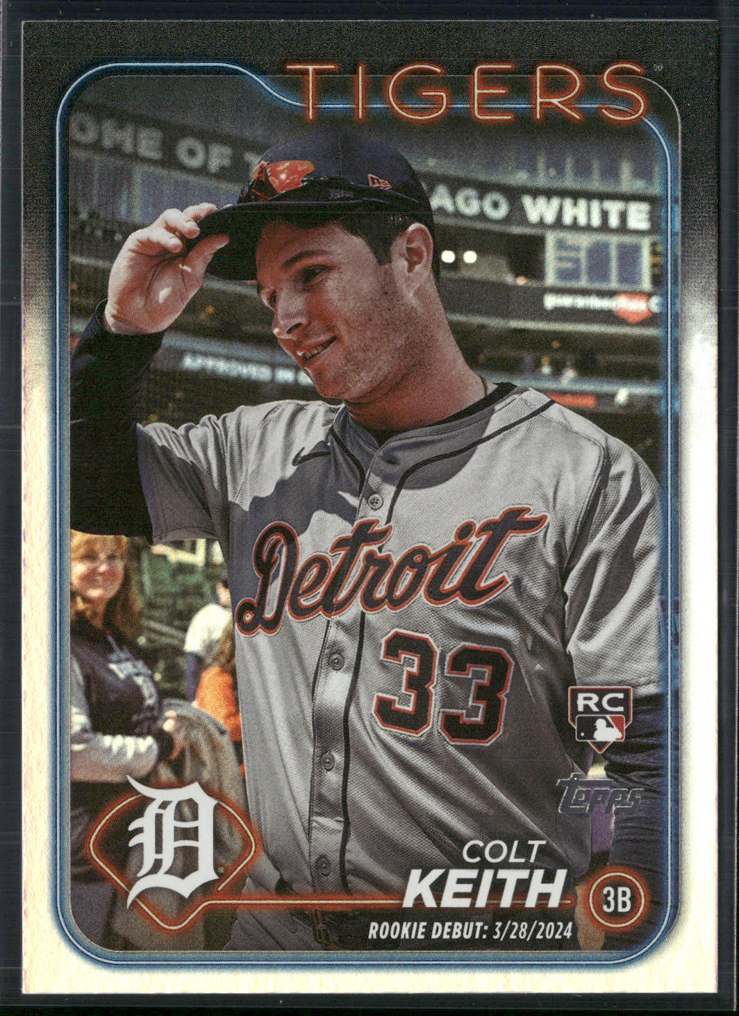 2024 Topps Update #US192 Colt Keith Rainbow Foil