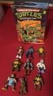 Vintage TMNT Teenage Mutant Ninja Turtles Action Figure Lot of 9 Playmates