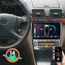 Autoradio 9" Android14 Apple Carplay GPS Navi per Toyota Avensis II T25 2003-2008