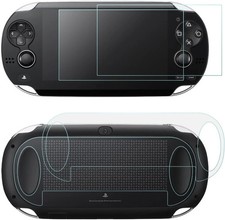 Screen Protectors Compatible Sony Playstation Vita 1000 Back Covers, AFUNTA 2