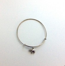 Elephant Stainless Steel Bangle Bracelet