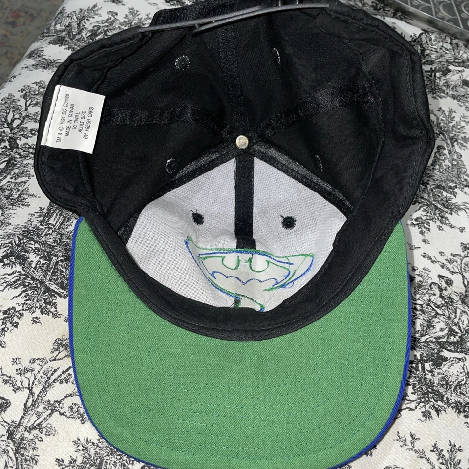 De colección 1994 Batman Forever Película Promo Snapback Hat Riddler Foto 4 de 4