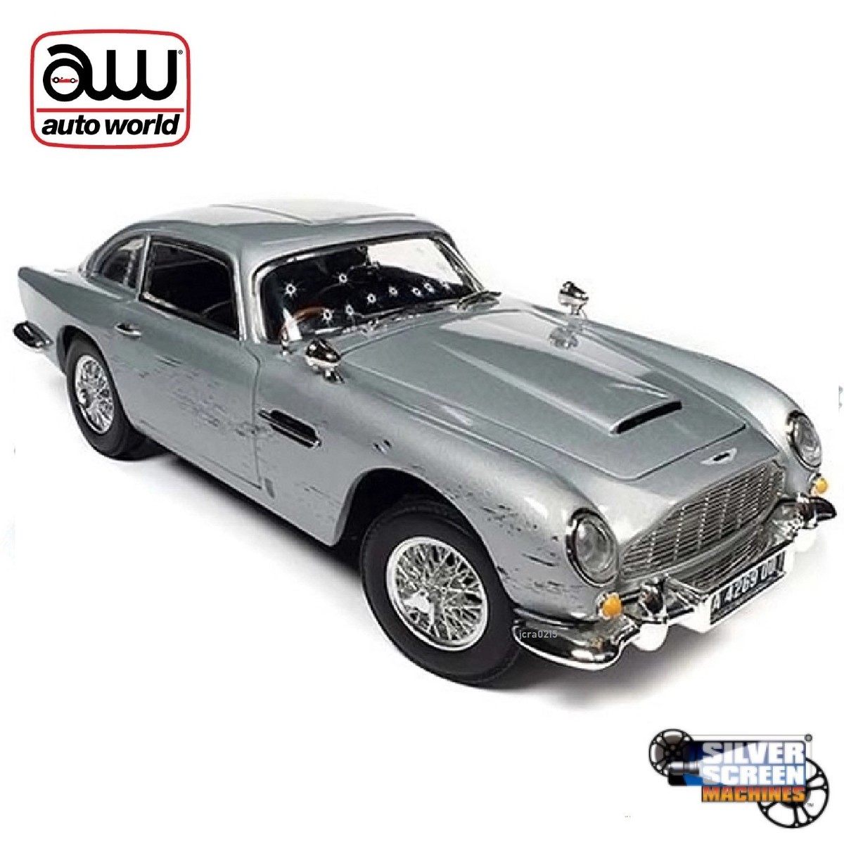 ASTON MARTIN DB5 007 1/18＋1:64 Autoworld 1:18 Aston Martin DB5 James Bond 007 No Time to Die