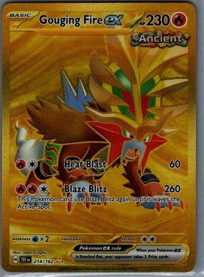 Gouging Fire ex Hyper Rare SV05: Temporal Forces 214/162 NM