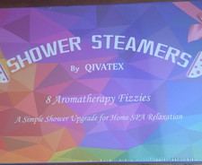 QIVATEX Aromatherapy Shower Steamers 8 Pack Multicolor Box for Adults