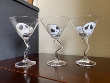 *RARE* Jack Skellington Martini Glasses, Original Stock, No Longer Made