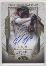 2022 Topps Tier One Talent 23/175 Miguel Andujar #T1TA-MAN Auto 6fs