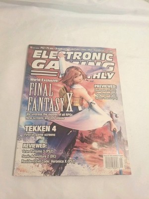 EGM Electronic Gaming Monthly 146 Sept 2001 Final Fantasy X Resident Evil CV AD