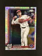 2025 Topps Chrome Darren Baker Logofractor Rookie #231 - Washington Nationals