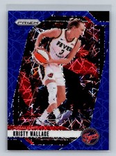 2024 Panini Prizm WNBA #133 Kristy Wallace Blue Velocity Prizms