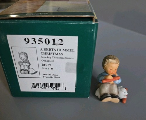Goebel Berta Hummel "Sharing Christmas Sweets" Christmas Ornament 935012 