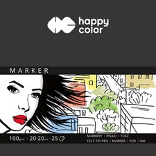 Blok do marker&oacute;w ART 20x20 cm 25K 100g Happy Color