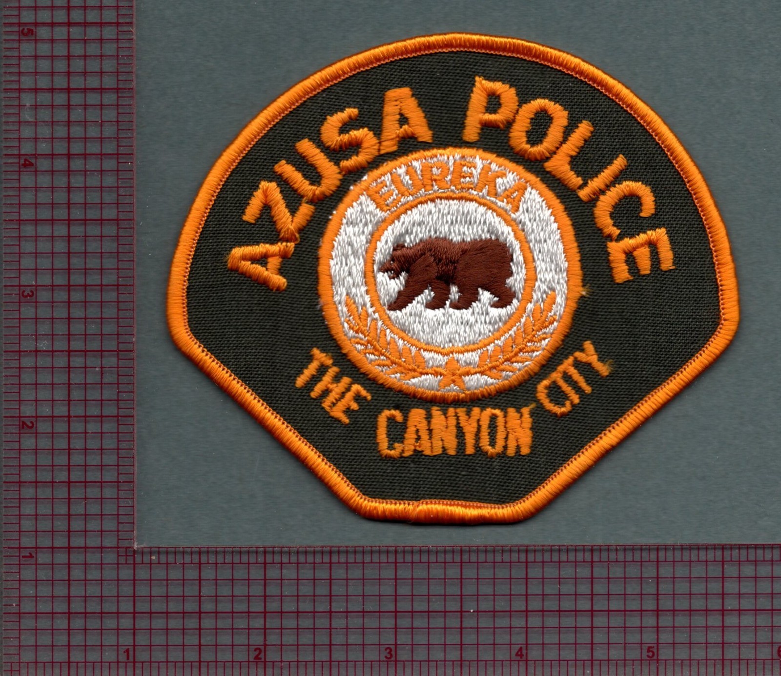 Azusa California Police Patch