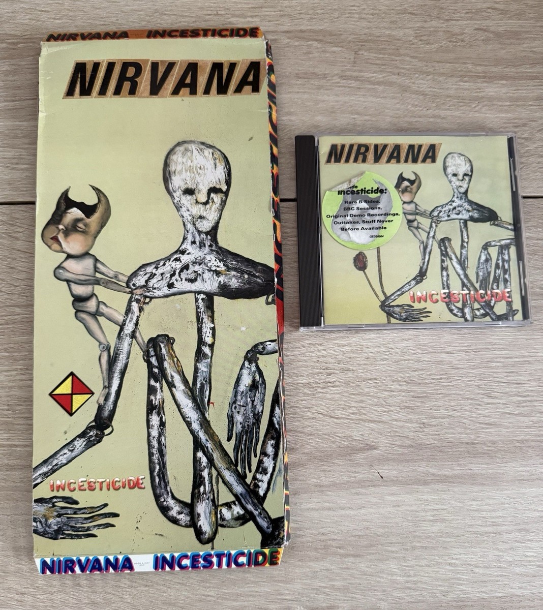 Rare Big Box NIRVANA Insecticide CD 1992 Hype Sticker | eBay