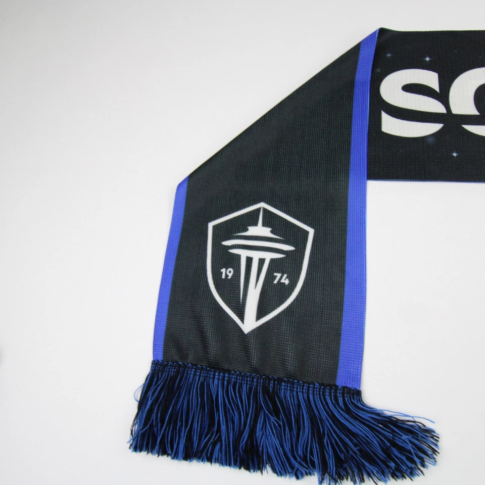 Seattle Sounders FC Ruffneck Scarf Socks Unisex Black/Blue Used Foto 4 de 4