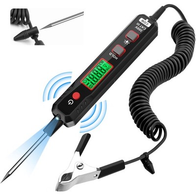 KAIWEETS 0.8V100V DC Smart Automotive Test Light, Buzzer Circuit Tester with ...