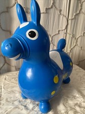 Vintage 1984 Rody inflatable bouncy horse, Pump Included , Ledra Plastic, Italy