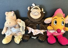 Plush Disney Store Theme Parks Exclusive - Mini Bean Bag Plush - Vintage Lot 3