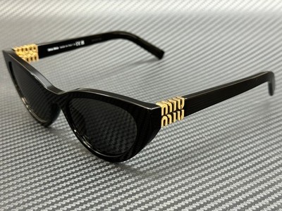 MIU MIU MU A04S 16K08Z Black Grey Women's 54 mm Sunglasses