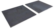 Weldable Hot Rolled Mild Steel Plate 6", Square - 1/8", 2 6, - 1/8