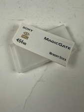 Sony Memory Stick MG Magic Gate 64MB MSG-64A Camera Card and Case