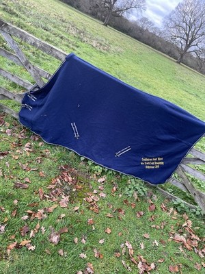 6 Fuß 6 Hickstead Gewinner/Sponsoren marineblau Fleecedecke Reise Show stabil Kühlbox