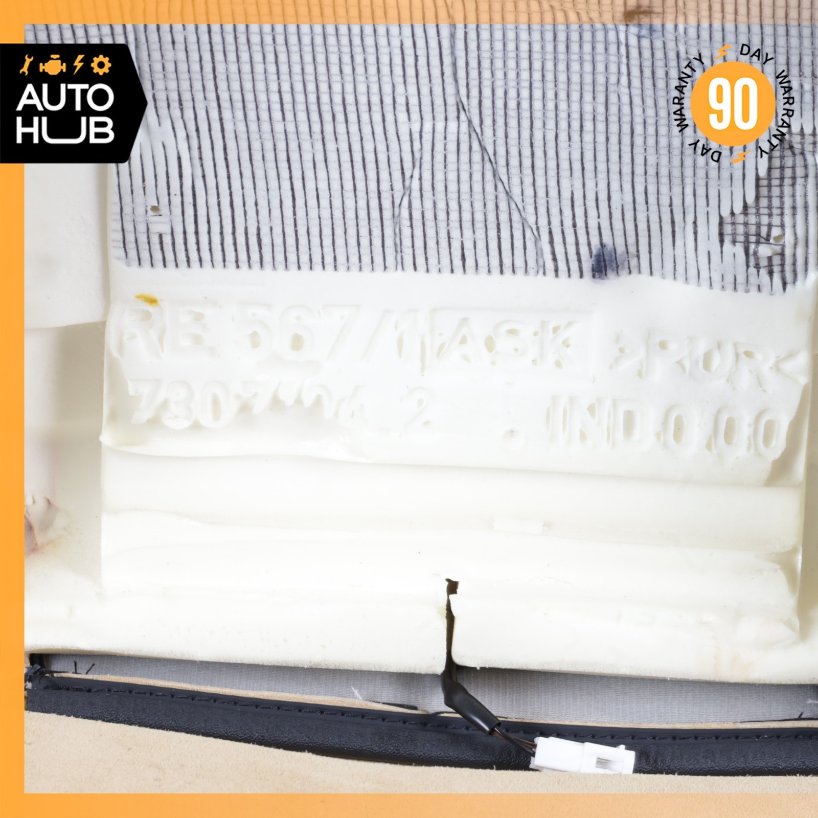 13-15 Aston Martin DB9 Front Right Passenger Side Top Upper Seat Cushion OEM 22k