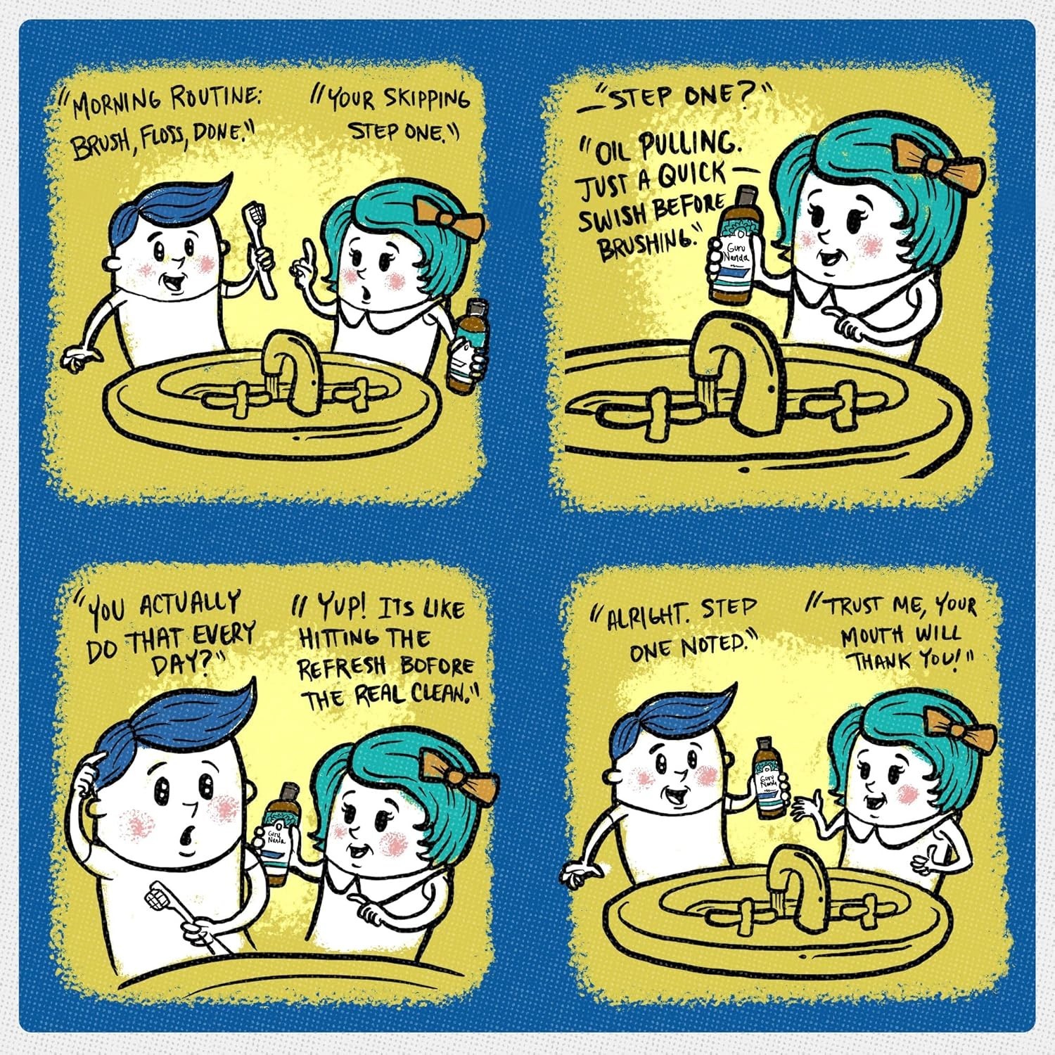 CocoMint Oil Pulling Mouthwash for Complete Oral Hygiene, 7 Essential Oils & ... thumbnail 5