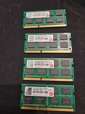 32GB DDR3L 1600 SO-DIMM Transcend + 128GB Apple SSD aus iMac 27'' Late 2013