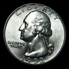 1952-D Silver Washington Quarter Dollar ---- Gem BU Coin ---- #PP714