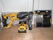 DEWALT DCH033N-XJ 18V Brushless Cordless SDS+ Drill - 8m Tape - SDS Bit Set