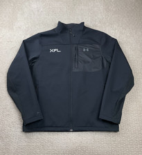 Under Armour Storm Jacket Mens L Black Water Repellent ColdGear Infrared Shield