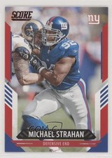 2021 Score Red Michael Strahan #61 HOF 9o3