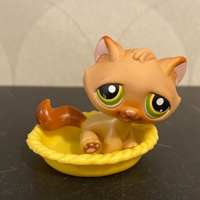 Authentic Littlest Pet Shop #194 Brown tabby cat