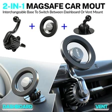 360° 2in1MagSafe Car Mount 14 Strong Magnets Phone Holder for iPhone 17 16 15 14