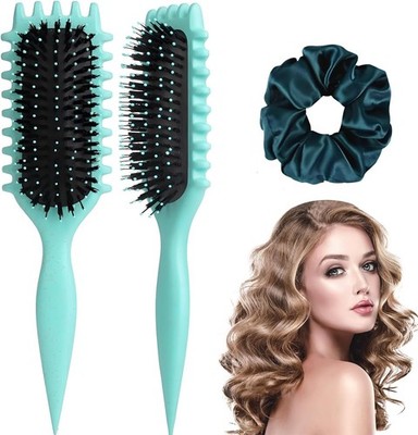 Curl Defining Brush, Brush for Curly Hair, Bounce Defining Curly Shaping