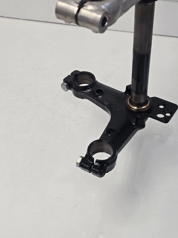 Honda TL125 K1 1974 Trials triple conjunto de árboles superior inferior con abrazaderas de barra HM355 Foto 3 de 4