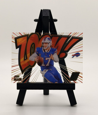 Panini 2023 Zenith Josh Allen Zoom! Insert #31 Buffalo Bills NFL Football