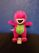 Singing Barney the Purple Dinosaur plush sings - Needs Batteries Untested