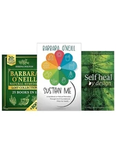 3 Books Self Heal By Design / Sustain Me / Natural Remedies By Barbara O'neill