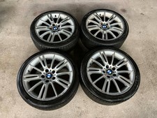GENUINE BMW E90 E91 E92 E93 MV3 M SPORT 18” ALLOY WHEELS & TYRES OEM 8036934