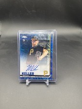 2019 Topps Chrome - Rookie Autographs Mitch Keller  Blue Wave Refractor /150