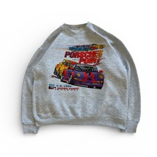 Vtg 1996 Porsche Racing Sweatshirt Sears Point Graphic Crewneck 90s Boxy Fit
