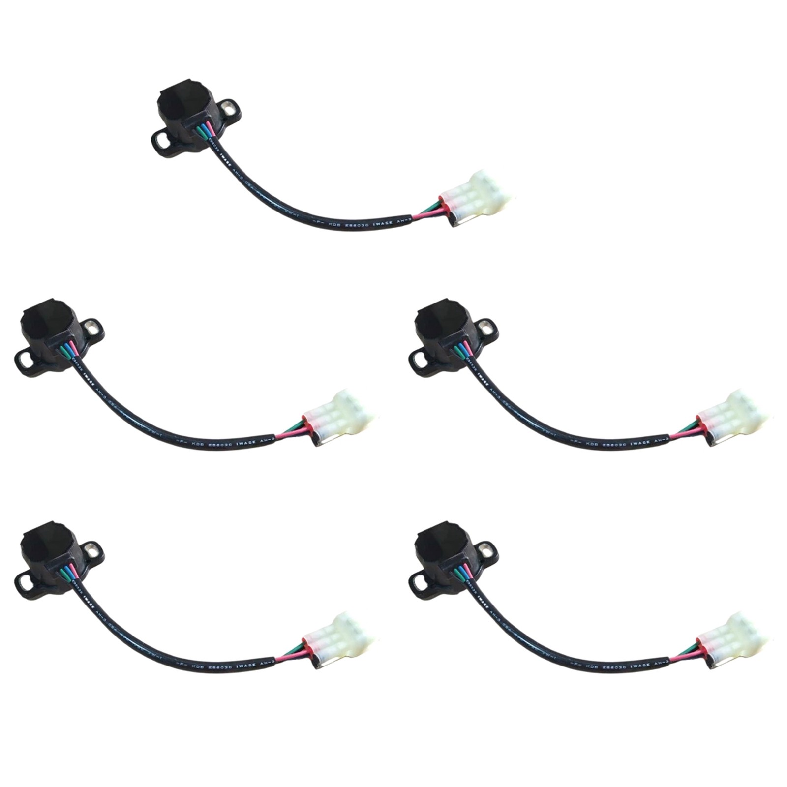 5X Auto Drosselklappensensor Mit Draht Drosselklappensensor Sensor FüR 6955-image