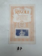 William Fox Rivoli Theatre Program Handbill Denver October Theda Bara